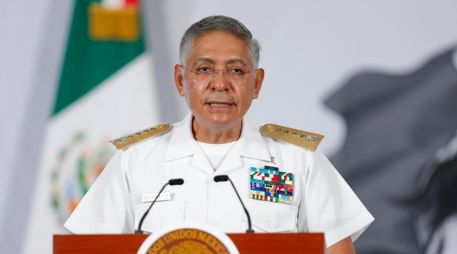 La gobernadora de Quintana Roo, Mara Lezama, destacó que la atención al zargazo requiere de una coordinación permanente entre los tres órdenes de gobierno. EFE/I. ESQUIVEL