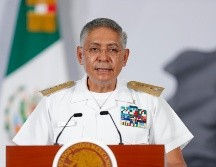 La gobernadora de Quintana Roo, Mara Lezama, destacó que la atención al zargazo requiere de una coordinación permanente entre los tres órdenes de gobierno. EFE/I. ESQUIVEL