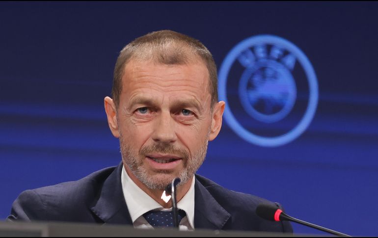 Aleksander Čeferin, el actual presidente de la UEFA.