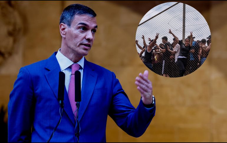 El presidente del Gobierno español, Pedro Sánchez, viajara a Ceuta para atender la crisis migratoria con Marruecos. EFE/ Ballesteros