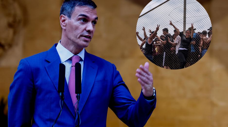 El presidente del Gobierno español, Pedro Sánchez, viajara a Ceuta para atender la crisis migratoria con Marruecos. EFE/ Ballesteros