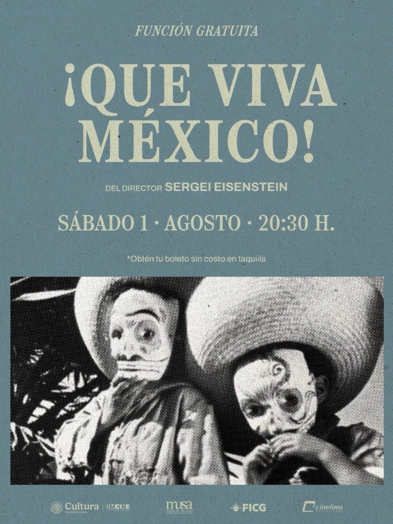 Como parte del cierre de Correspondencias. Orozco-Eisenstein, el sábado 1 de agosto a las 20:30 horas se proyectará la película ¡Que viva México! ESPECIAL&nbsp;
