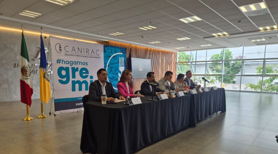 La Canirac Jalisco y la Secretaría de Turismo presentaron hoy el proyecto La Sazón y brindaron pormenores del Summit 2026. EL INFORMADOR/J. Velazco