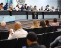 El pleno del Ayuntamiento de Zapopan durante la sesión de este jueves en la que estuvo presente el alcalde Juan José Frangie. EL INFORMADOR/R. Bobadilla