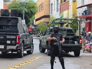 Autoridades municipales recomendaron a la ciudadanía el evitar la zona y mantener la calma. ESPECIAL/Secretaría de Seguridad del Estado