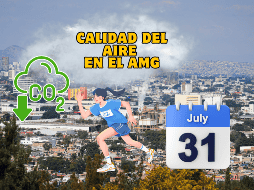 La mañana de este 31 de julio en el AMG se registra buena calidad del aire en Atemajac con 8 puntos IMECA. EL INFORMADOR / ARCHIVO