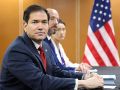 Rubio afirmó que este rechazo a la legitimidad internacional de la Corte "no es algo exclusivo de Estados Unidos". EFE/EPA/Servicio de prensa del Ministerio de Asuntos Exteriores de Rusia