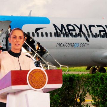 La Presidenta destacó que Mexicana cuenta con los mejores pilotos, elementos de la Defensa Nacional, encabezada por el general Ricardo Trevilla Trejo. SUN / ARCHIVO