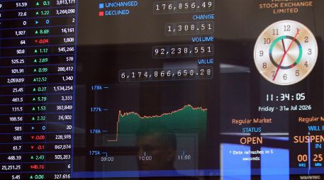 La actividad de Wall Street en julio estuvo marcada por la volatilidad. EFE/R. Khan