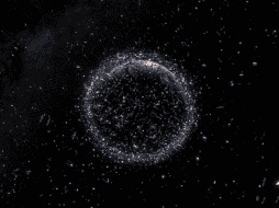 La basura espacial, suelen clasificarse según su tamaño o mejor dicho, según nuestra capacidad de detectarlos. NATURAL HISTORY MUSEUM