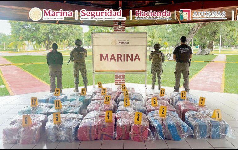 La Marina reconoce que son las rutas del Pacífico las más usadas por miembros del crimen organizado. ESPECIAL