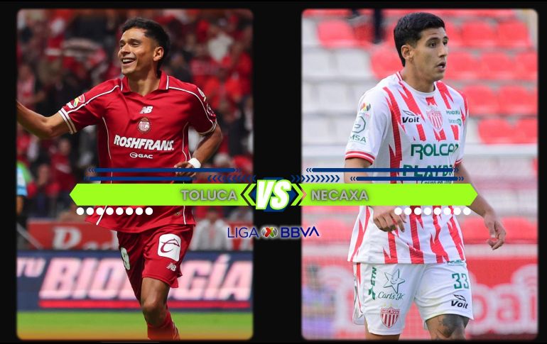 La cita para este enfrentamiento entre Toluca y Necaxa será el domingo 2 de agosto a las 19:00 horas. ESPECIAL / IMAGO7 y CANVA