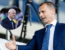 Aleksander Čeferin, presidente de la UEFA, la cual ha solicitado un plan de cambios para evitar que proyectos como el presentado por la FIFA vuelvan a llegar a la mesa de discusión. EFE / ARCHIVO