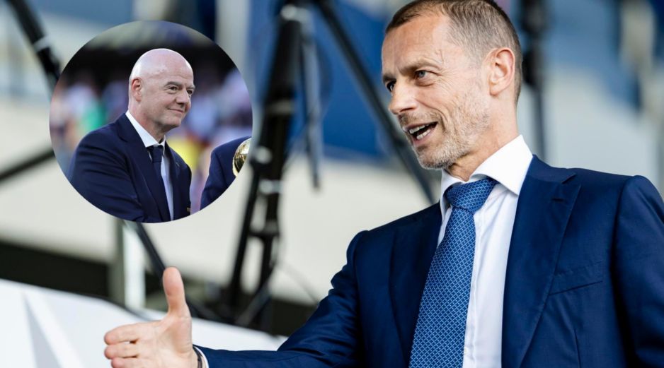 Aleksander Čeferin, presidente de la UEFA, la cual ha solicitado un plan de cambios para evitar que proyectos como el presentado por la FIFA vuelvan a llegar a la mesa de discusión. EFE / ARCHIVO