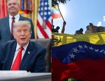 Esto declaró Trump sobre Venezuela y Delcy Rodríguez este sábado 1 de agosto. EFE / ARCHIVO / Miguel Gutiérrez