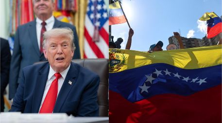 Esto declaró Trump sobre Venezuela y Delcy Rodríguez este sábado 1 de agosto. EFE / ARCHIVO / Miguel Gutiérrez