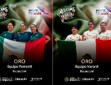 México se impuso en ráquetbol a Guatemala y Costa Rica en las ramas femenil y varonil respectivamente. ESPECIAL / X: @conadeoficial