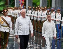 Petro concluyó su última visita oficial a La Habana con un llamado a la solidaridad con Cuba y a impulsar el entendimiento internacional. EFE/R. Espinosa.
