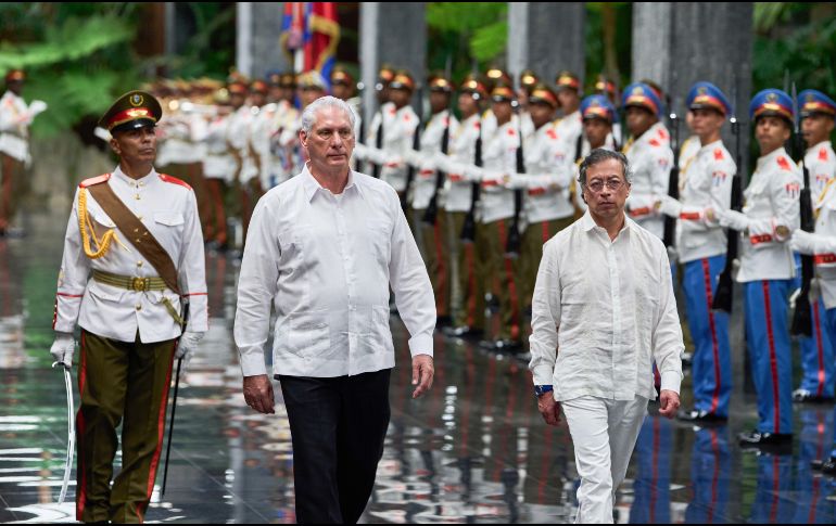 Petro concluyó su última visita oficial a La Habana con un llamado a la solidaridad con Cuba y a impulsar el entendimiento internacional. EFE/R. Espinosa.