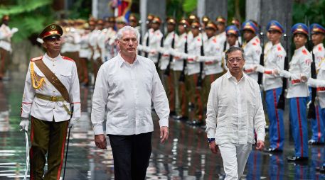 Petro concluyó su última visita oficial a La Habana con un llamado a la solidaridad con Cuba y a impulsar el entendimiento internacional. EFE/R. Espinosa.