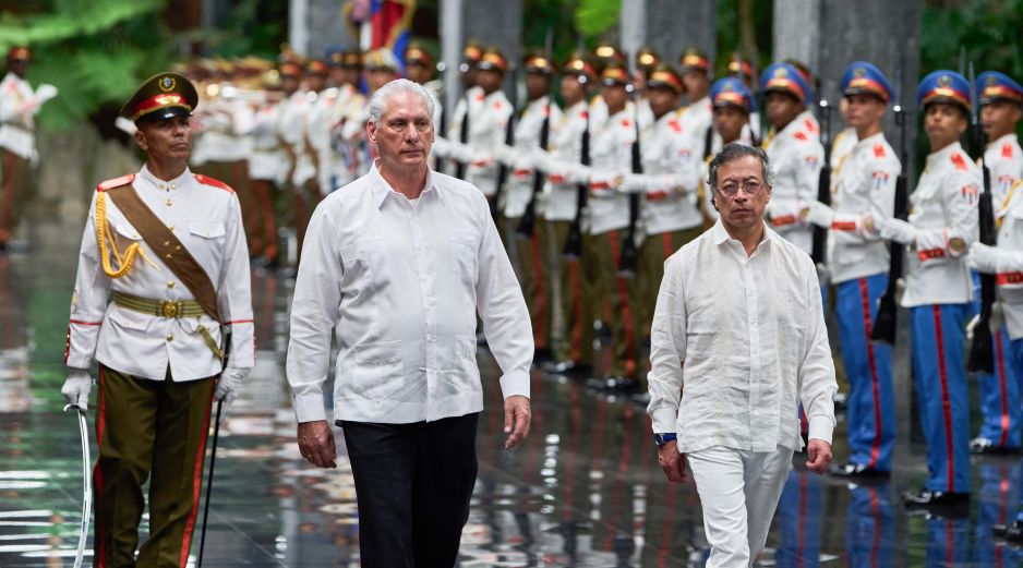 Petro concluyó su última visita oficial a La Habana con un llamado a la solidaridad con Cuba y a impulsar el entendimiento internacional. EFE/R. Espinosa.