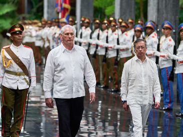 Petro concluyó su última visita oficial a La Habana con un llamado a la solidaridad con Cuba y a impulsar el entendimiento internacional. EFE/R. Espinosa.