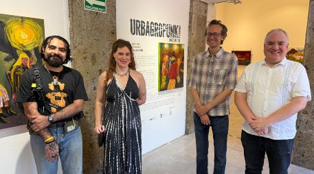 Lorea de la Peña presenta Urbagropunk, una exposición de 33 obras que explora el vínculo entre la ciudad, la tierra y el cuidado colectivo. EL INFORMADOR/ H. NAVARRO.