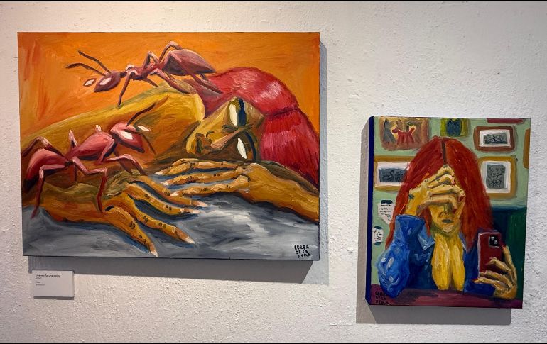 Lorea de la Peña presenta Urbagropunk, una exposición de 33 obras que explora el vínculo entre la ciudad, la tierra y el cuidado colectivo. EL INFORMADOR/ H. NAVARRO.