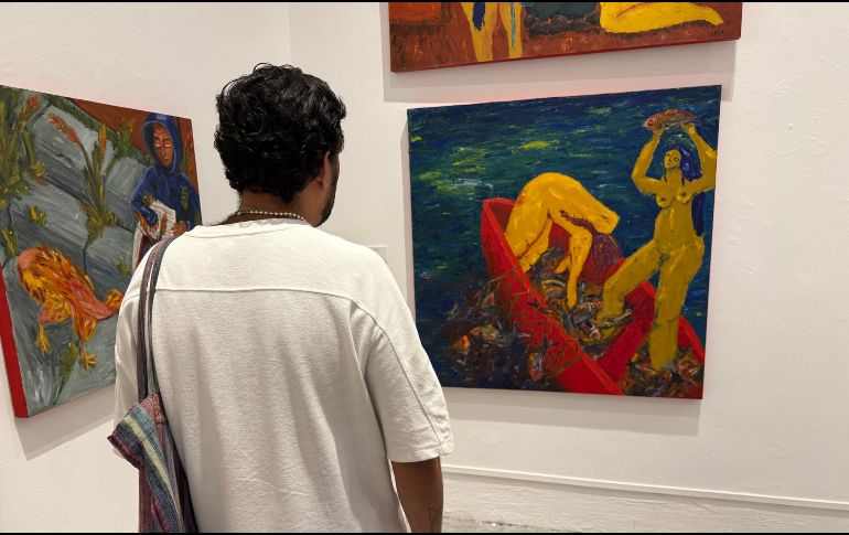 Lorea de la Peña presenta Urbagropunk, una exposición de 33 obras que explora el vínculo entre la ciudad, la tierra y el cuidado colectivo. EL INFORMADOR/ H. NAVARRO.