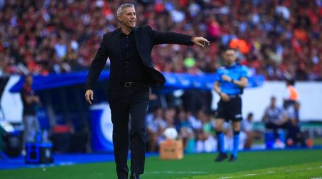 Hernán Crespo aceptó los errores ante Monterrey, pero destacó la actitud del Atlas y aseguró que el proyecto rojinegro apenas comienza. EL INFORMADOR/ J. ACOSTA.