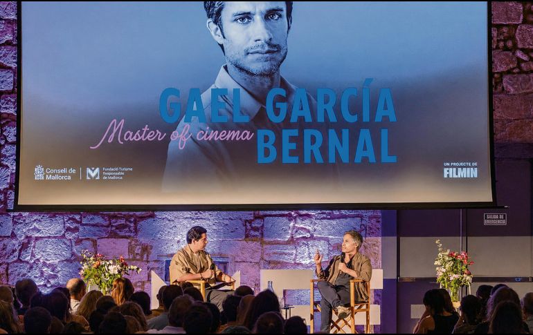 Gael García Bernal. El actor y director tapatío recibió el reconocimiento Master of Cinema. EFE