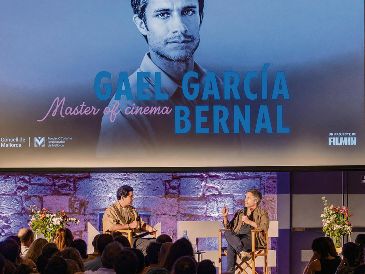 Gael García Bernal. El actor y director tapatío recibió el reconocimiento Master of Cinema. EFE