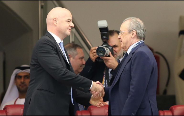 El Real Madrid declaró que considera la marcha atrás del proyecto una buena noticia para el futbol, sus instituciones y para los aficionados. EFE / ARCHIVO