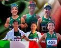 Maratonistas en carrera y en marcha mantienen en alto el nombre de México desde Santo Domingo 2026. ESPECIAL / Gemini