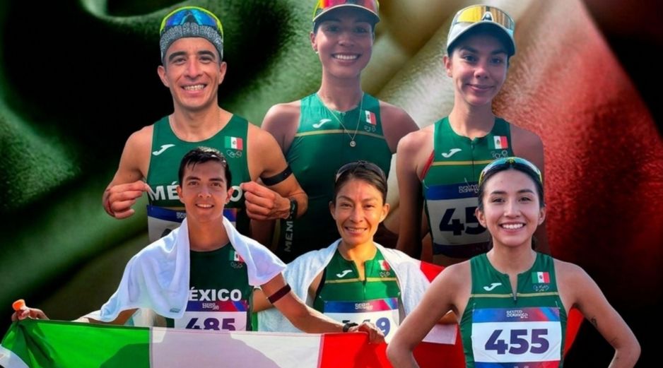 Maratonistas en carrera y en marcha mantienen en alto el nombre de México desde Santo Domingo 2026. ESPECIAL / Gemini