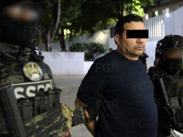 La detención de Ramón Ángel "N", alias "R1", se concretó el jueves pasado en el municipio de Atotonilco El Alto, Jalisco. ESPECIAL/FGR