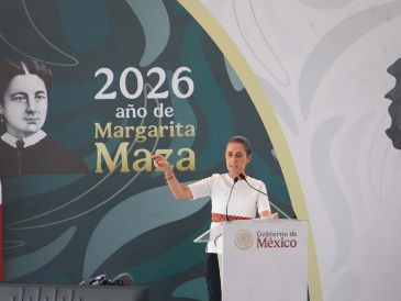 En su discurso, Claudia Sheinbaum recalcó que lo que defiende su gobierno es el bienestar, la democracia, la soberanía y la independencia. SUN