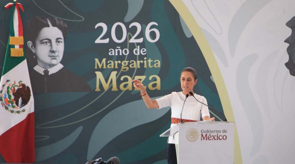 En su discurso, Claudia Sheinbaum recalcó que lo que defiende su gobierno es el bienestar, la democracia, la soberanía y la independencia. SUN