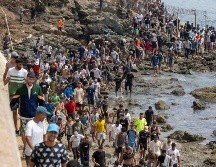 Ante la crisis migratoria registrada en los días anteriores, las autoridades marroquíes rechazaron que exista una sola explicación para la movilización de miles de personas. EFE / ARCHIVO