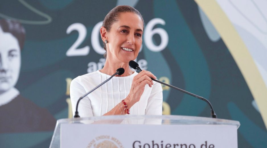 Morena respaldó a la presidenta y rechazó las acusaciones sobre la estrategia mexicana de seguridad. EFE.