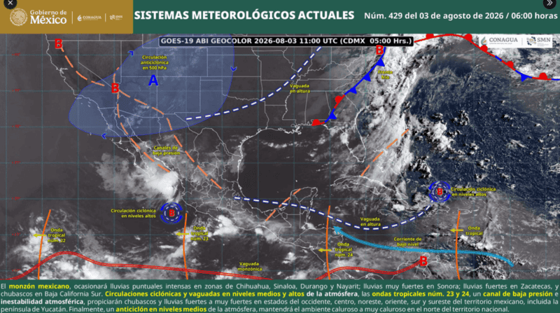X / @conagua_clima&nbsp;