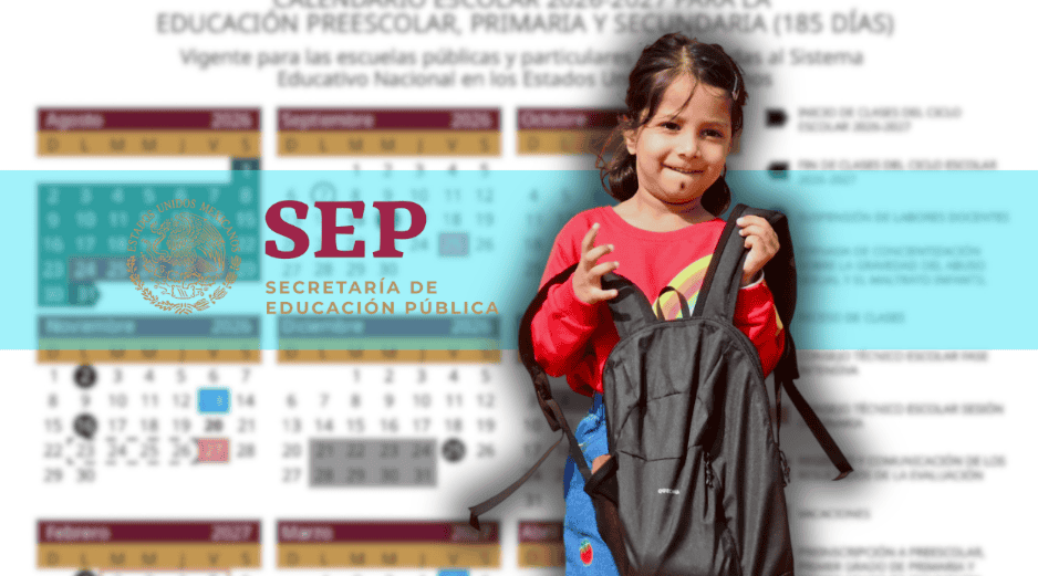 El regreso a clases 2026 ya está programado en el calendario de la SEP. ESPECIAL/Unsplash/Canva/SEP