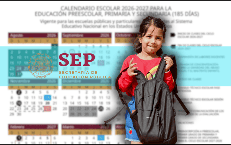 El regreso a clases 2026 ya está programado en el calendario de la SEP. ESPECIAL/Unsplash/Canva/SEP