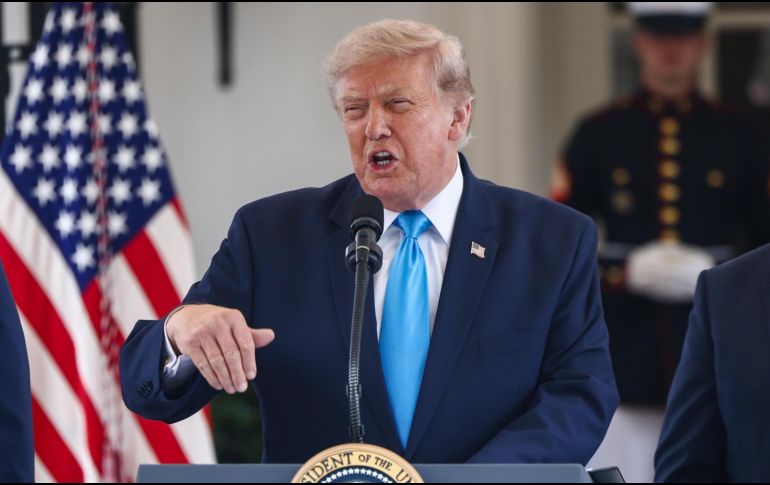 La Casa Blanca ha propuesto durante las rondas de negociación bilaterales que ha sostenido con México, su principal objetivo es cerrar la puerta a China. EFE / ARCHIVO