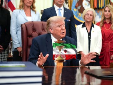 El presidente Trump durante un evento en la Casa Blanca. EFE/EPA/Allison Robbert / POOL