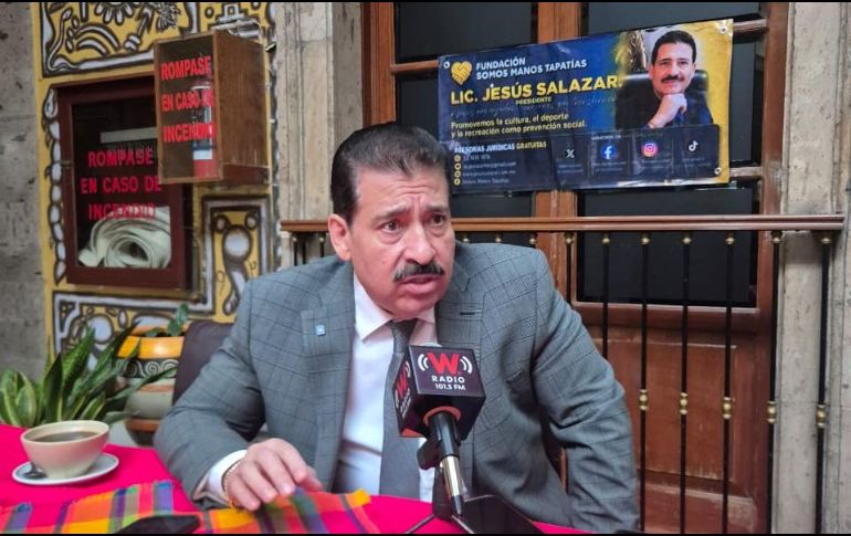 José de Jesús Salazar Zazueta, presidente de la fundación Somos Manos Tapatías. EL INFORMADOR / J. Velazco