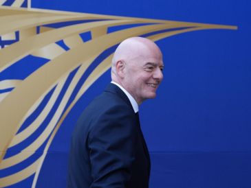 Gianni Infantino anunció su propuesta para vender el 20 % de FIFA Forward Enterprise (FFE), una nueva filial que planteaba crear para manejar las operaciones comerciales. EFE / O. ALONSO