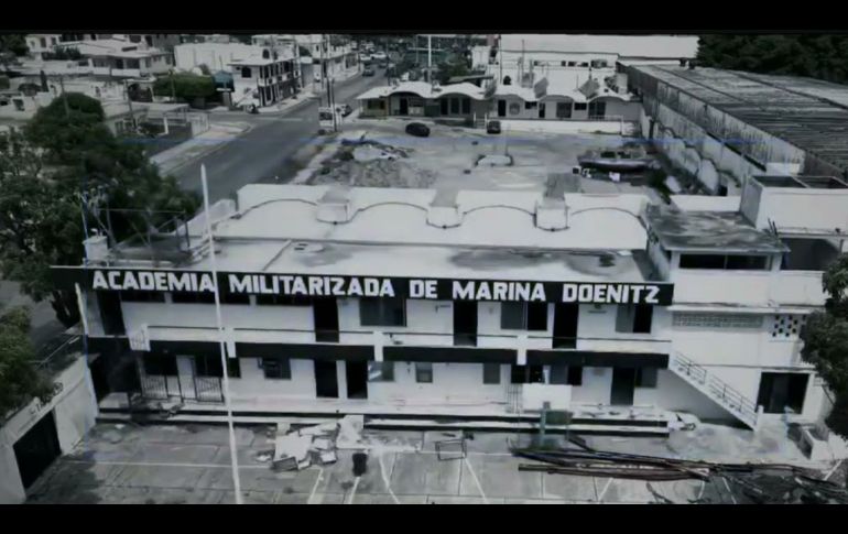 La Academia Militarizada Doenitz se colocó como una importante tendencia a raíz del feminicidio de Dafne. CAPTURA DE VIDEO