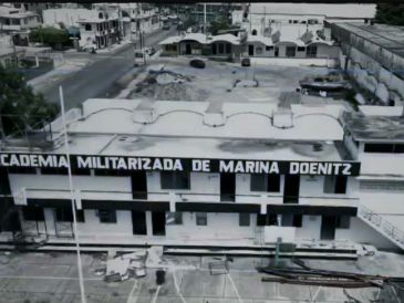 La Academia Militarizada Doenitz se colocó como una importante tendencia a raíz del feminicidio de Dafne. CAPTURA DE VIDEO