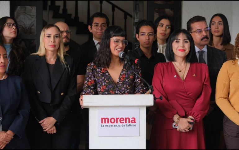 Pérez García señaló que los jóvenes son protagonistas del presente y su participación ha sido fundamental para consolidar el movimiento. MORENA JALISCO